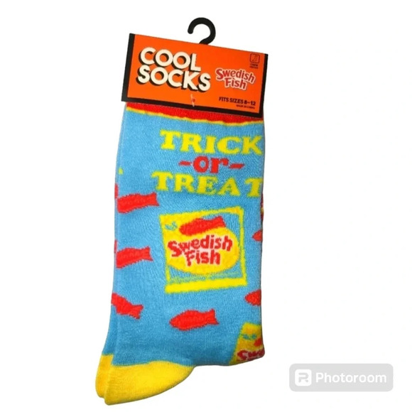 Sweedish Fish Trick or Treat Socks - Picture 1 of 3
